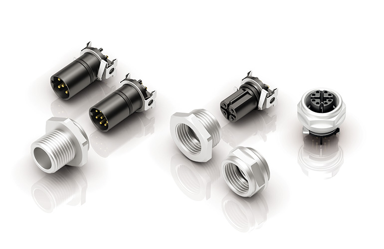 binder's new SMD connectors are available in a variety of versions and different codings. | Source: binder USA.