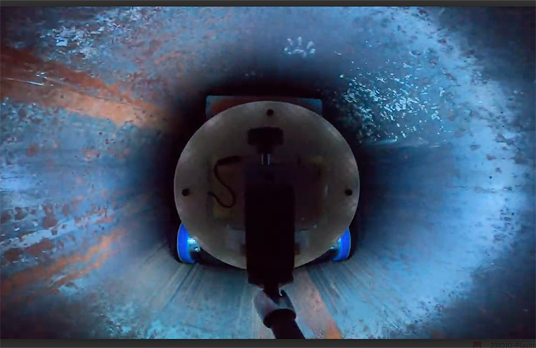 CMU pipe repair robot.